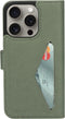 Mobiparts iPhone 15 Pro - Classic Wallet Case - Ruimte voor pasjes - Groen