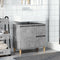 vidaXL - wastafelkast - 65x33x60 - cm - bewerkt - hout - betongrijs