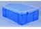 Opbergbox Really Useful 50 liter 710x440x230mm transparant blauw