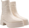 GUESS Keanna - Chelsea boots - Luxe stoffen bovenkant - Wit