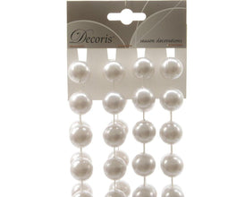 Kralenketting plastic xxl 20mmx270cm winterwit