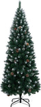 vidaXL - Kunstkerstboom - met - 300 - LED's - 210 - cm