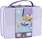Plus-Plus Basic Reiskoffer - Bouwset 600 delige - Creatief constructiespeelgoed - Pastel Lila paars