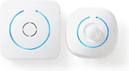 Nedis ALRMMW20WT - Bewegingsmelder met Alarm - Draadloos tot 80 meter - Wit