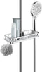 WENKO Douchecaddy Libertà chroom 28x12cm - Doucherek zonder boren - Douchemand