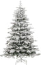 vidaXL - Kunstkerstboom - met - scharnieren - en - sneeuw - 210 - cm