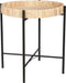 Mica Decorations Kaj - Bijzettafel - H51 x Ø44,5 cm - Rotan - Bruin