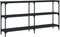vidaXL - Wandtafel - 150x29x75 - cm - bewerkt - hout - zwart