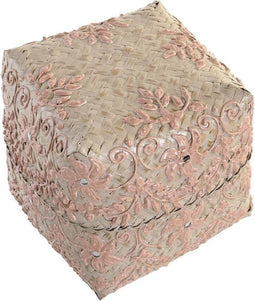 Basket spelset DKD Home Decor Bamboe Boho (27 x 27 x 23 cm)