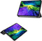 imoshion Tablet Hoes - Geschikt voor iPad Pro 11 (2022) / Pro 11 (2021) / Pro 11 (2020) / Pro 11 (2018) - Design Trifold Bookcase - Don't touch