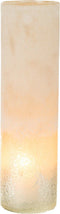 J-Line vaas Cilinder - glas - beige - large - 41 cm hoog