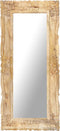 vidaXL - Spiegel - 110x50 - cm - massief - mangohout