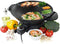 DOMO DO8708W - Elektrische wok - 5 L met glazen deksel - Zwart