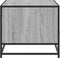 vidaXL - Salontafel - 100x50x45 - cm - bewerkt - hout - en - metaal - grijs - sonoma