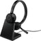 Jabra Evolve 65 TE - Draadloze headset - Bluetooth 5.2 dubbele connectiviteit - Zwart
