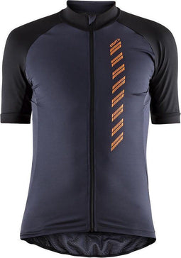 CRAFT Velo Jersey 2.0 - Fietsshirt - Aansluitend - Grijs/Zwart