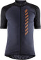 CRAFT Velo Jersey 2.0 - Fietsshirt - Aansluitend - Grijs/Zwart