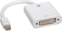 V7 CBL-MD1WHT-5E - Mini DisplayPort naar DVI-Adapter - 0,17 m - Wit