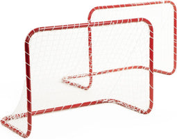 Voetbaldoeltjes - 2 stuks - 78x58 cm - voor kinderen - rood