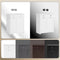 SoBuy BZR33-II-W - Badkamerkast - 2 lades 2 wasmanden 45 liter - Wit