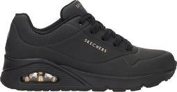 Skechers Uno - Stand On Air - Dames Sneakers - Air-Cooled Memory Foam - Zwart