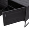 WOOOD Silas Tv Meubel - Essen - Blacknight - 60x180x44