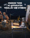 Draagbaar Stroomstation 512Wh - Zonne Generator 500W - 7 Poorten USB-C - Ideaal voor Kamperen en Noodsituaties