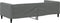vidaXL - Slaapbank - 90x200 - cm - stof - donkergrijs