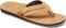 Reef Marbea SL - Heren Slippers - Vegan leren voetband - Bruin - Maat 45
