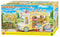 Sylvanian Families 5744 - Regenboogbabybus - Driedekker kinderdagverblijfbus - Geel