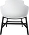 PTMD Nicca White polypropylene leisure chair