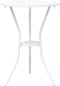 vidaXL - 3-delige - Bistro - Set - voor - in - de - Tuin - - - Witte - Gietaluminium