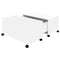 Salontafel 75x75x38 cm bewerkt hout wit