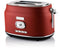 Westinghouse Retro Broodrooster - 815W - 2 sleuven - Rood