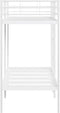 vidaXL - Stapelbed - zonder - matras - 80x200 - cm - staal - wit