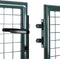 vidaXL - Tuinpoort - modern - hekwerk - 289 - x - 175 - cm - / - 306 - x - 225 - cm - (donkergroen)