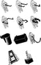 Raaco Super Clip Set - 84 stuks - Accessoires voor Super Clip Gereedschapsborden
