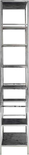 Richmond Interiors Wandkast Blackbone silver 7-planken (Black rustic)
