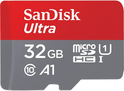 Sandisk Ultra microSDHC 32GB - UHS-I - Class 10 Class A1 UHS Class 1