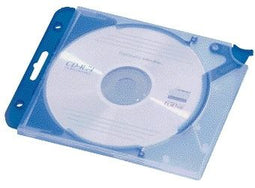 Cd opbergmap quickflip compleet blauw