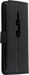 iMoshion Hoesje Geschikt voor Sony Xperia XZ3 Hoesje Met Pasjeshouder - iMoshion Klavertje Bloemen Bookcase - Zwart