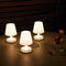Fatboy Edison the Mini - Set van 3 Tafellampjes - Draadloos Oplaadbaar - Wit