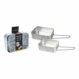 Lifetime Keukenhaakjes - Kookpot 1 L 1,3 L Ø 18 cm Ø 16 cm - Roestvrij staal Aluminium (2 stuks)