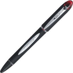 Uni-ball roller Jetstream rood schrijfbreedte 045 mm medium schrift schrijfpunt 1 mm zwarte rubbe...