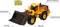 Majorette Grand Series - Volvo Wiellader - Constructie - Metaal - Licht en Geluid - 21 cm - Speelgoedvoertuig