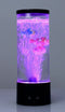 i-Total Bubbel Lamp - Mini Aquarium - Met 3 Nepvissen - LED Verlichting - Zwart - 30cm