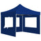 vidaXL - Partytent - inklapbaar - met - wanden - 3x3 - m - aluminium - blauw