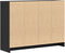 vidaXL - Dressoir - Zwart - Eiken - 102x33x75 - cm - Bewerkt - Hout