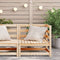 vidaXL - Tuinhoekbank - 70x70x67 - cm - massief - grenenhout