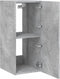 vidaXL - Tv-wandmeubels - met - LED - 2 - st - 30,5x35x70 - cm - betongrijs